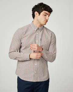 Ben Sherman - Signature House Check LS Shirt - Red