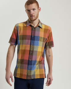 Ben Sherman - Multicolour Check SS Shirt - Sienna