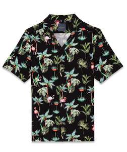 Guide London - Tropics SS Shirt - Black/Multi