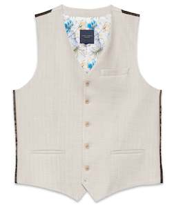 Guide London - Flowers Waistcoat - Olive/Sage Green