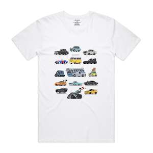 Isthatso: Isthatso - Movie Vehicle SS Tee - White Marle