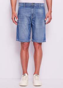 Shorts: Gaudi - Pablo Short - Light Wash