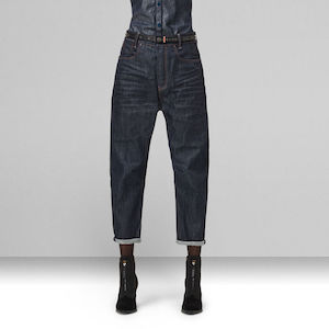 Boyfriend: G-Star Raw - C-Staq 3D Boyfriend Cropped Jean - 3D Raw Denim