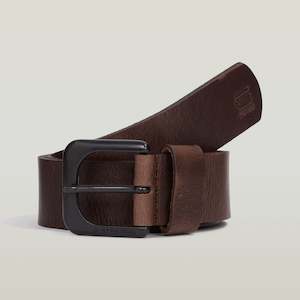 Belts: G-Star Raw - Zed Belt - Dark Brown/Black Metal