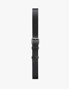 Belts: Nudie - Pedersson Leather Belt - Black