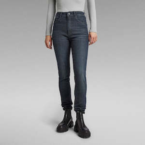 Dark Denim: G-Star Raw - Kafey Ultra High Skinny - Worn In Nightshadow