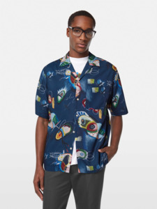 Scotch Soda: Scotch & Soda - Relaxed Fit SS Shirt - Abstract Island Night
