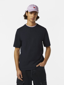 Scotch Soda: Scotch & Soda - Regular Fit Three Crosses Tee - Washed Black
