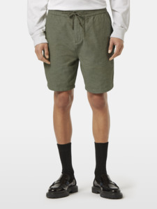 Scotch & Soda - Fave Cotton/Linen Short - Army