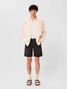 Nudie: Nudie - Seth Denim Short - Aged Black