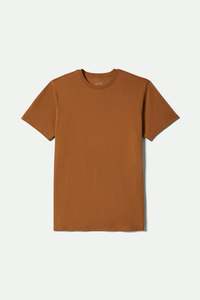 Brixton: Brixton - Basic Tailored Tee - Washed Copper
