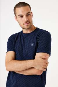 Garcia: Garcia - Allover Pattern Tee - Deep Ink