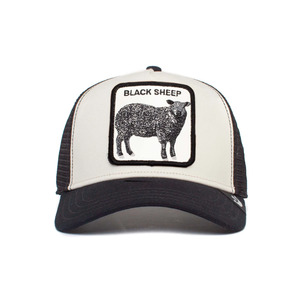 Goorin Bros - The Black Sheep Trucker Cap - Black/White