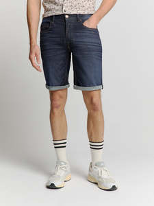 No Excess - Stretch Denim Short - Indigo