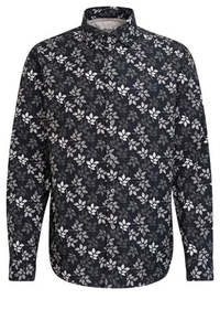 Fil Noir: Fil Noir - Treviso HBD Shirt - Black Leaf Shadow