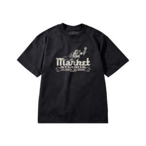 Market - Speed and Quality Tee - Pirate Black