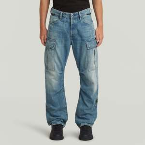 G Star Raw: G-Star Raw - Contor 3D Regular Cargo Jean - Vintage Cirrus Blue