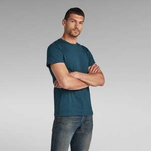 G Star Raw: G-Star Raw - Base-S R Tee - Legion Blue Heather