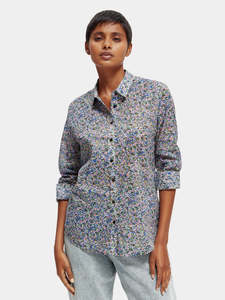 Maison Scotch - The Jo Regular Fit Shirt - Rosaria Khaki