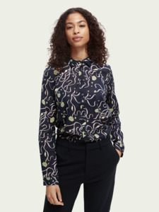 Maison Scotch - Regular Fit Shirt - Navy Multi