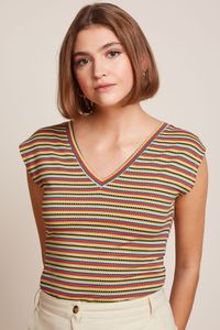 King Louie: King Louie - Double V Top Beebop Stripe - Custard Yellow