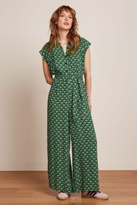 King Louie - Amy Jumpsuit Toulouse Dobby - Black