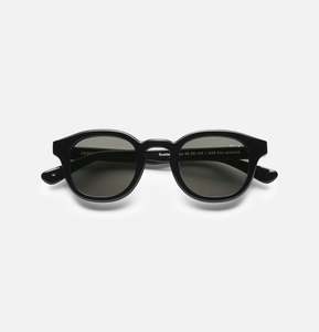 Accessories: James Ay - Suede Sunglasses - Black