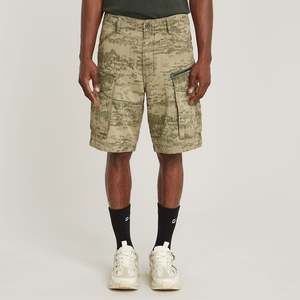 Shorts: G-Star Raw - Rovic Zip Relaxed 1/2 Short - Light Toggee Shadow Camo
