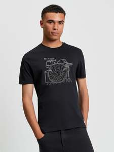 Ben Sherman: Ben Sherman - Drum Kit Tee - Black
