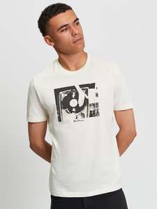Ben Sherman: Ben Sherman - Turn Table Tee - Ivory