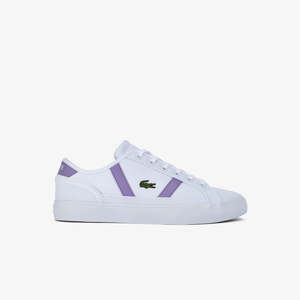 Lacoste: Lacoste - Sideline Pro 222 3 Colour Pop Sneaker - White/Purple