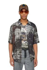 Diesel - S-Umbe-SSL-Globe Shirt - Black/Grey