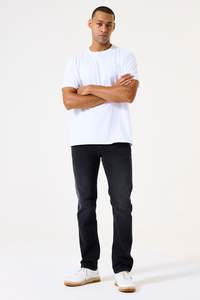 Garcia - Rocko Straight Jean - Dark Used Washed Black