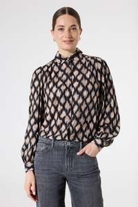 Garcia - Brushed Diamond LS Shirt - Black