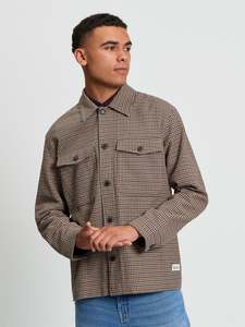 Ben Sherman: Ben Sherman - Check Jacket - Light Brown
