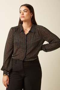 King Louie: King Louie - Carina Blouse Starlet - Black