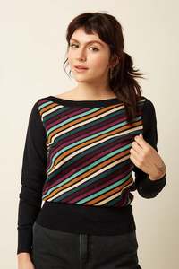 King Louie - Ivy Top Lapis - Black