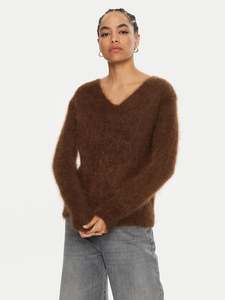 Dixie: Dixie - Mohair Sweater - Coffee