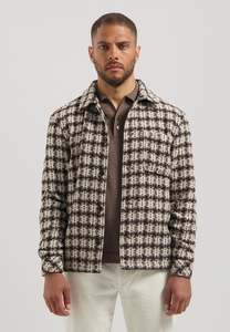 Dstrezzed - Lino Overshirt - Dark Brown