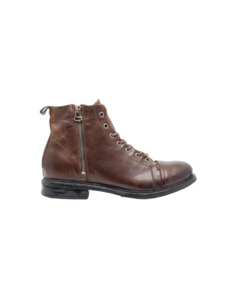 Footwear: MJUS - Zip And Lace Boot - Orzo