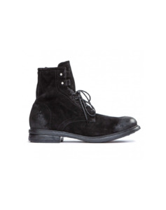 MJUS - Laced Leather Boots - Nero