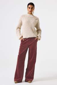 Garcia: Garcia - Corduroy Pant - Scarlet Oak