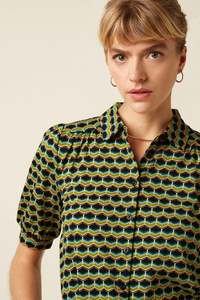 King Louie - Carina Blouse Drift - Ponderosa Green