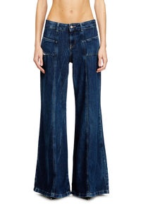 Diesel: Diesel - D-Akii Flare Jean - 09N61 Wash