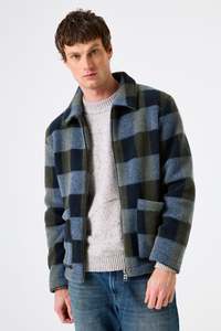 Garcia: Garcia - Checked Jacket - Green Moss