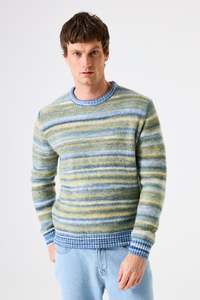 Garcia: Garcia - Space-Dye Knit Pullover - Yellowwood