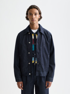 Scotch & Soda - Trucker Western Jacket - Blue Velvet