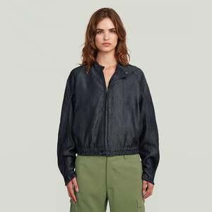G-Star Raw - Lightweight Summer Bomber Jacket - Rinsed