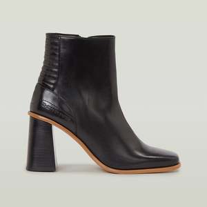 G Star Raw: G-Star Raw - Ringer Mid Leather Boot - Black