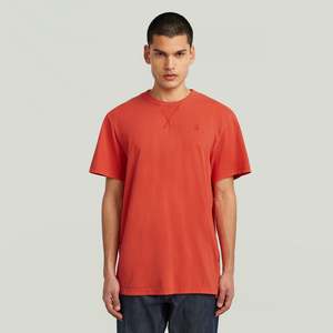 Tees: G-Star Raw - Nifous R Tee - Light Antic Red GD